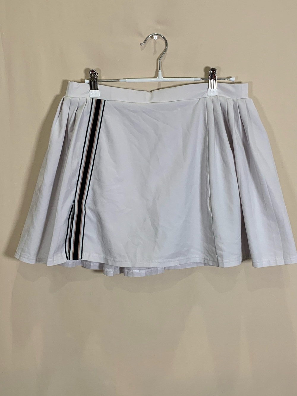 Varley Mariam Pleated Tennis Skort White Size M